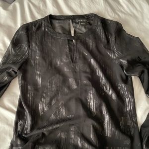 Gorgeous black mesh dress top